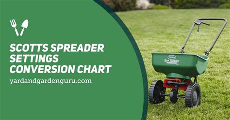 scotts mini spreader settings